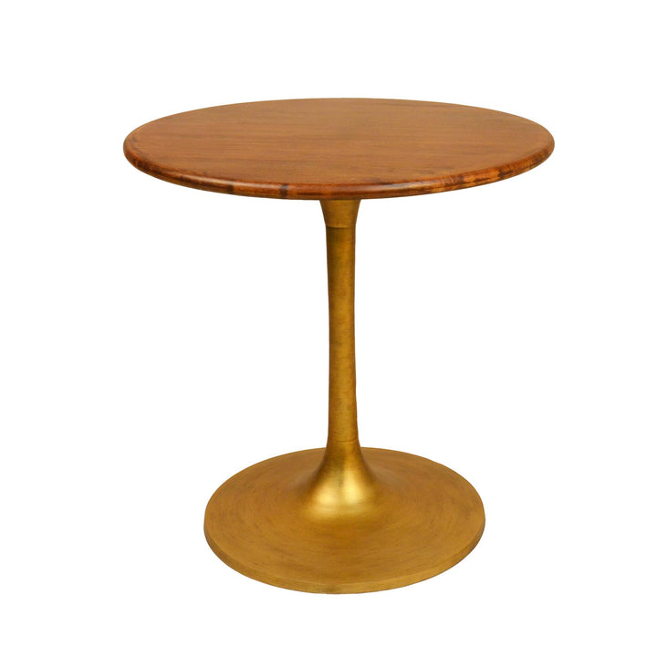 30" round dining table - Brown