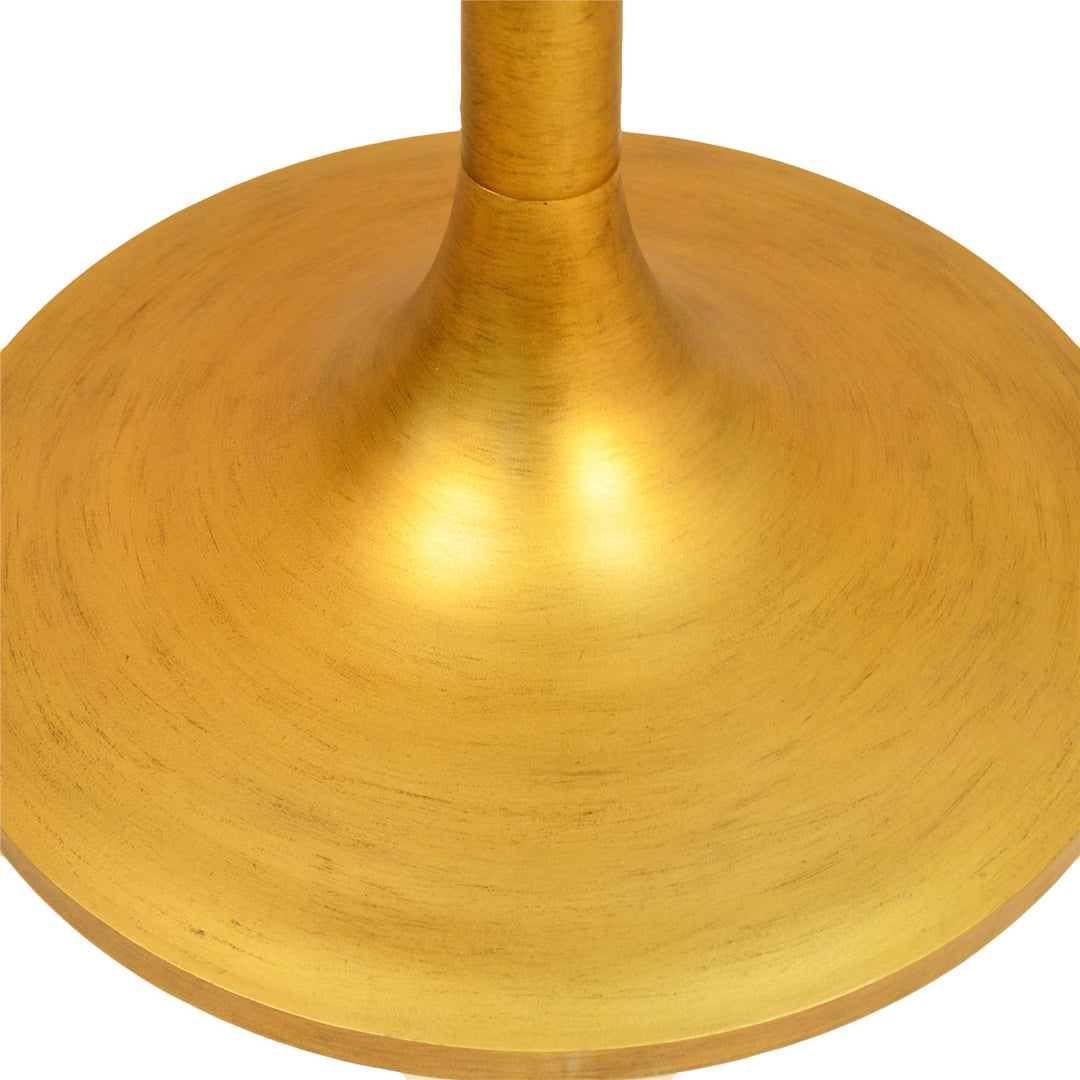 wooden round dining table - Gold