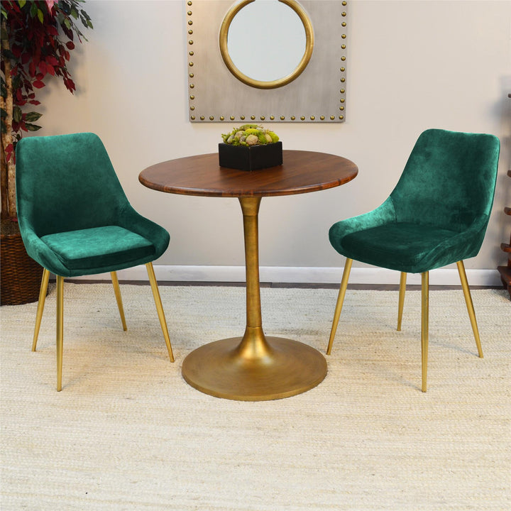 30" dining table - Gold