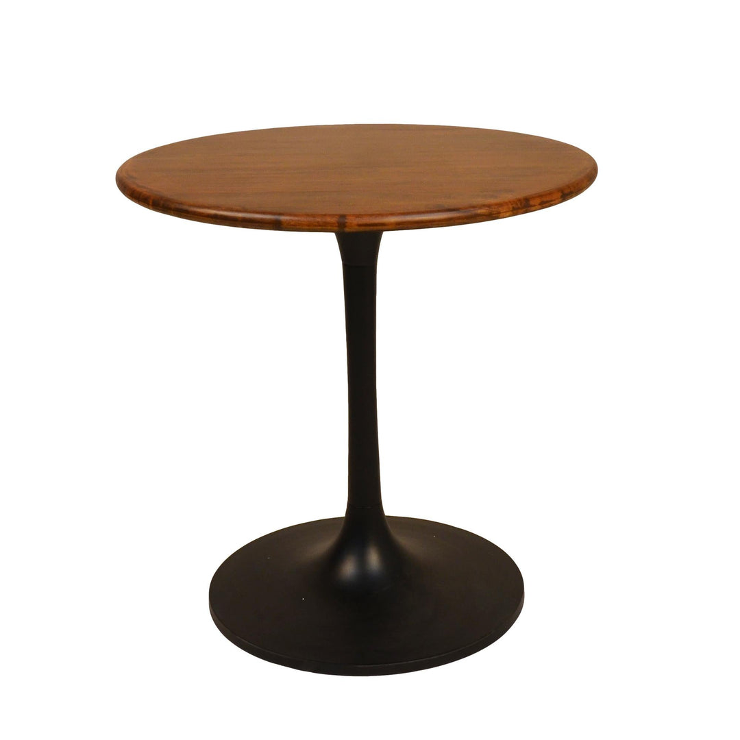 30" round dining table - Brown