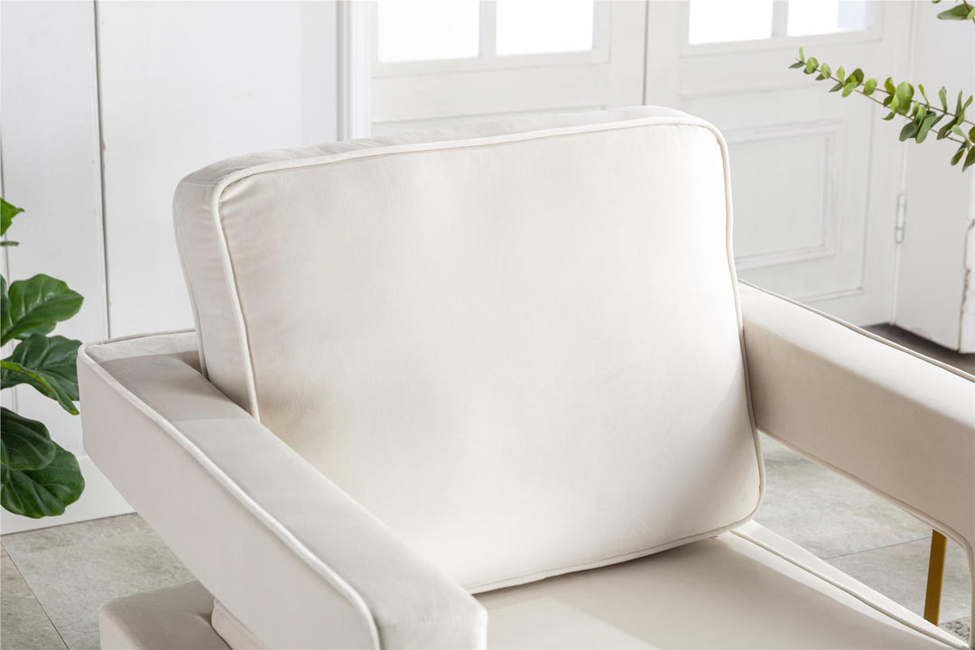 33" wide arm chair - Cream