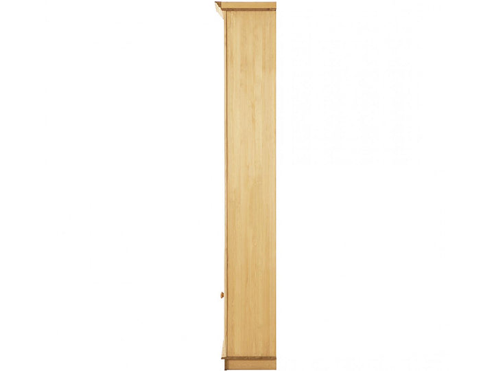 Anita Solid Wood 6 Shelf Open Bookcase - Brown