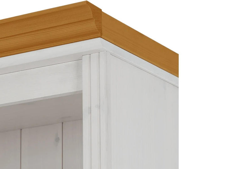 Anita Solid Wood 6 Shelf Open Bookcase - Honey