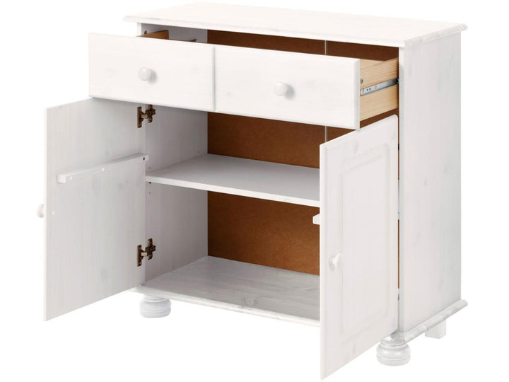 Chester Sideboard with 1 Drawer and 1 Cabinet - White