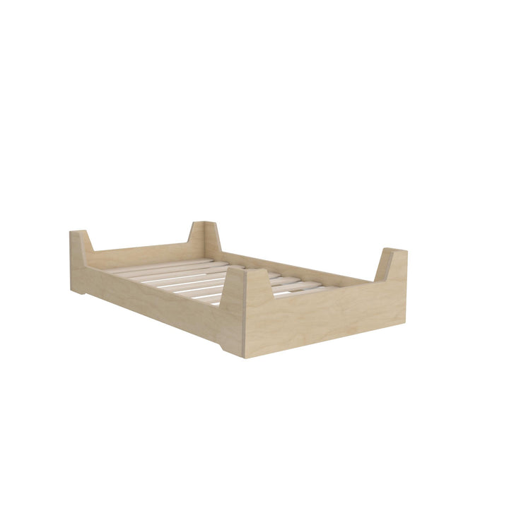Alessi Montessori Toddler Floor Bed​ with 2 Heights - Natural - Crib & Toddler Mattress