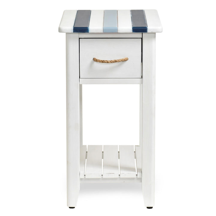 Surf Club Tricolor Chairside Table - N/A