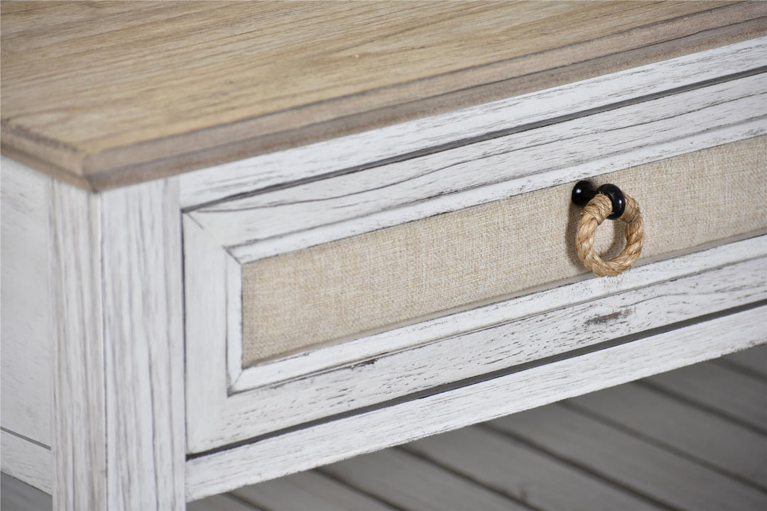 coffee table with drawers and shelf - Beige