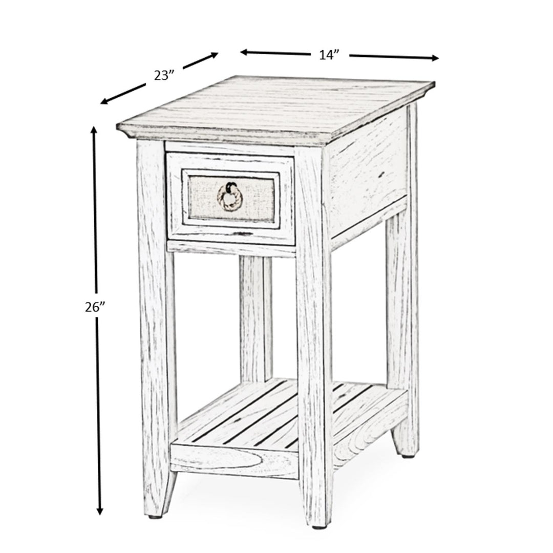 side table with drawer - Beige