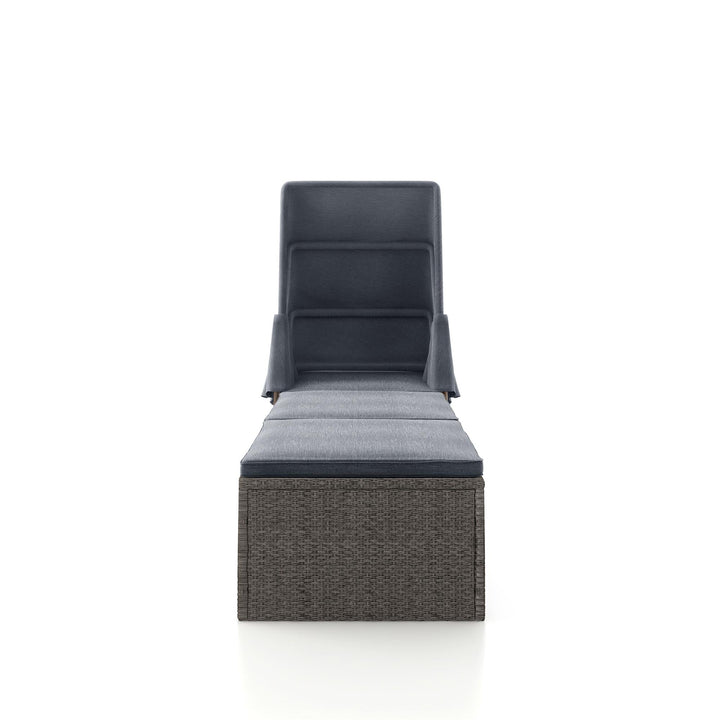 chaise with canopy - Gray