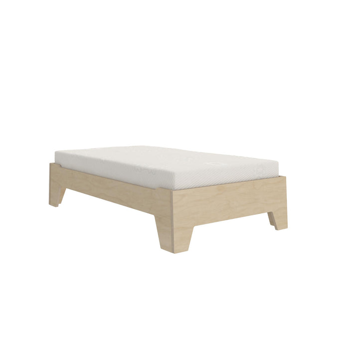Alessi Montessori Toddler Floor Bed​ with 2 Heights - Natural - Crib & Toddler Mattress