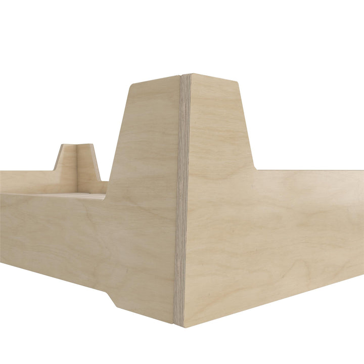 Alessi Montessori Toddler Floor Bed​ with 2 Heights - Natural - Crib & Toddler Mattress