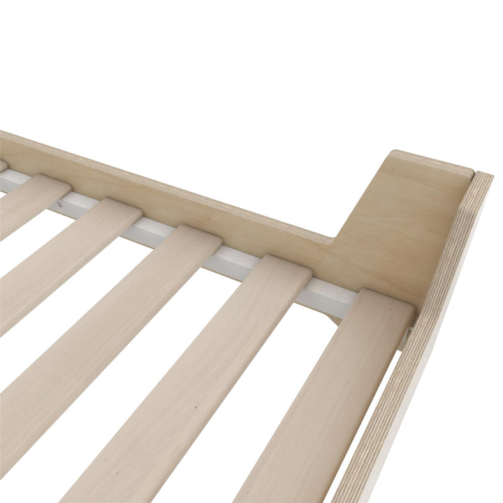 Alessi Montessori Toddler Floor Bed​ with 2 Heights - Natural - Crib & Toddler Mattress