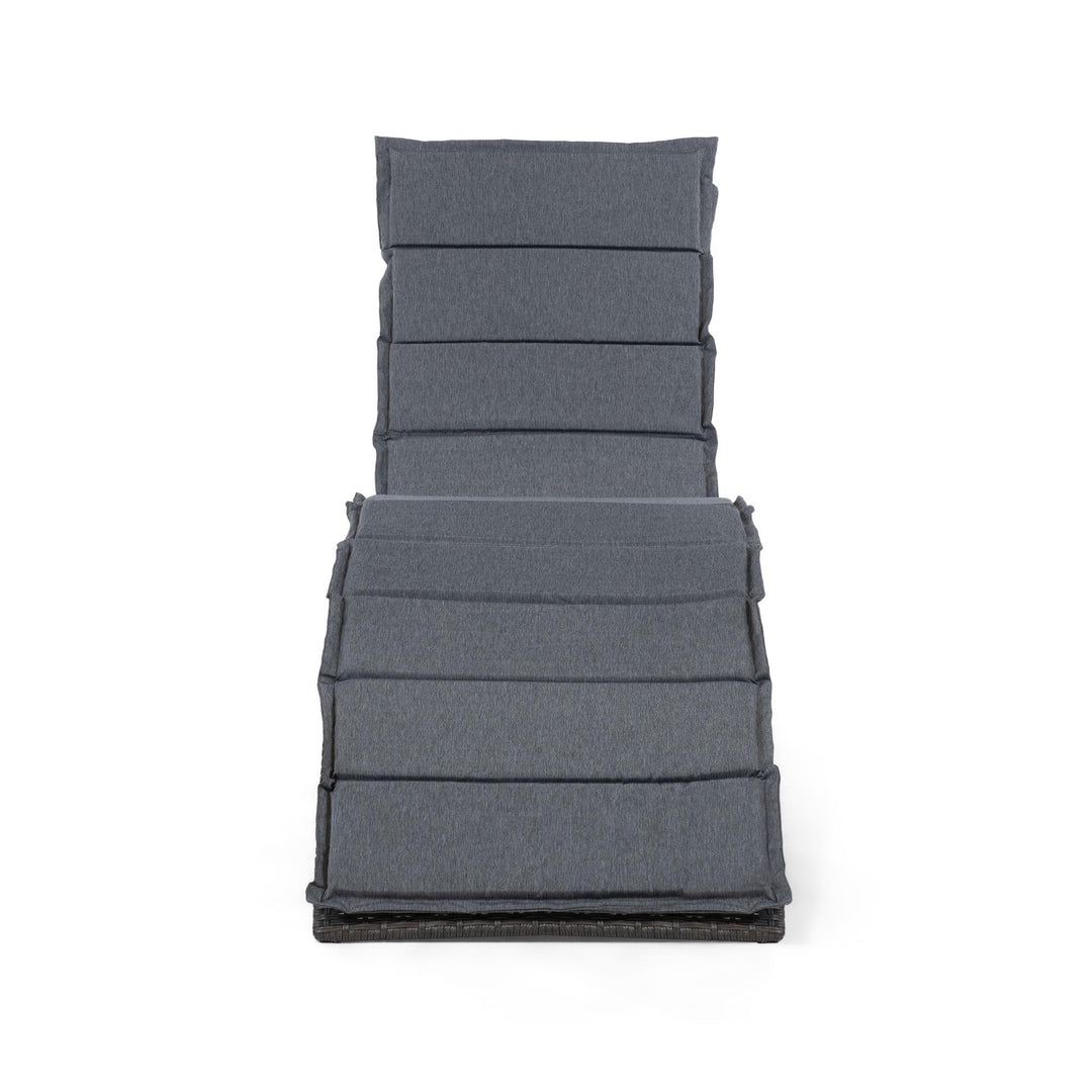 foldable outdoor chaise lounge - Gray