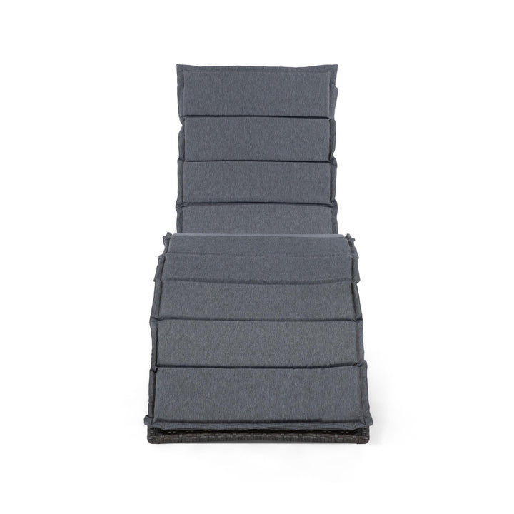 foldable outdoor chaise lounge - Gray
