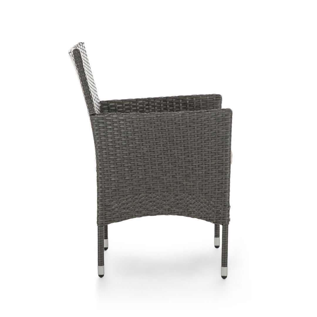 patio set with 2 chairs - Gray