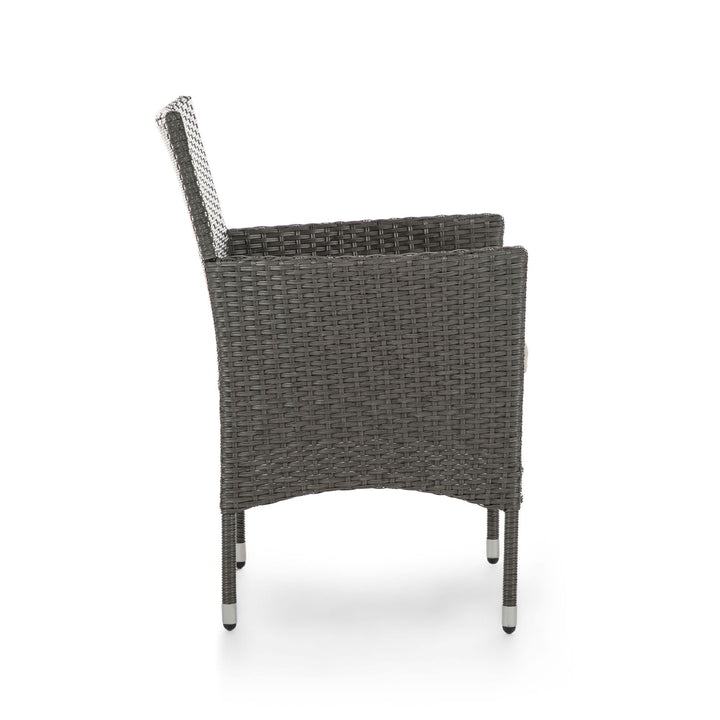 patio set with 2 chairs - Gray