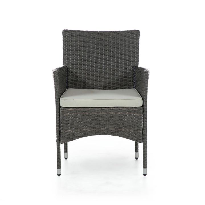 2 chairs with end table - Gray