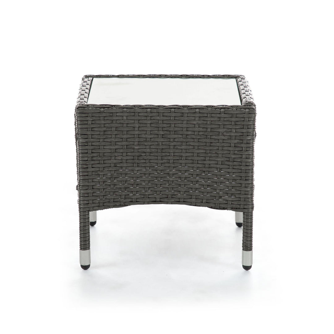 patio set with end table - Gray