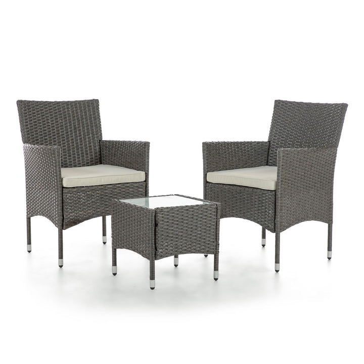 patio chat set - Gray