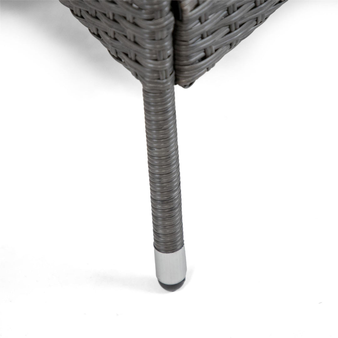 patio chairs with cushions - Gray