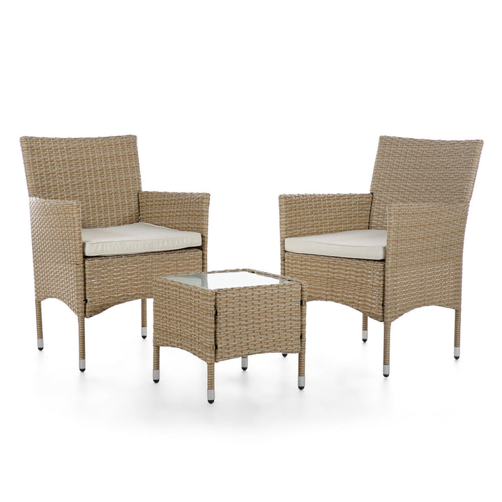 patio chat set - Natural