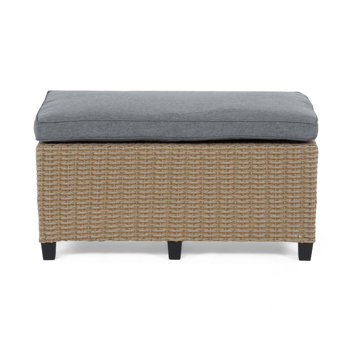 2 seater outdoor bench - Natural