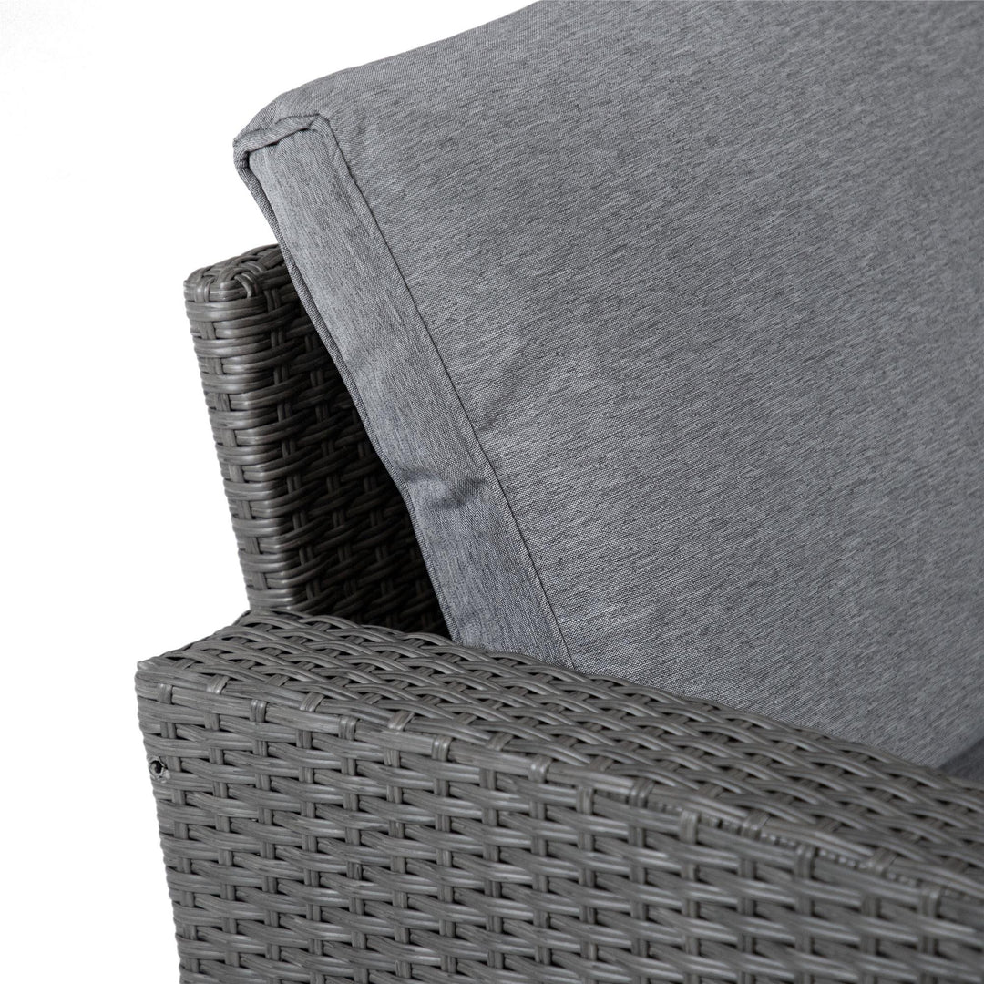 Outdoor Patio Sectional for 6 - Gray