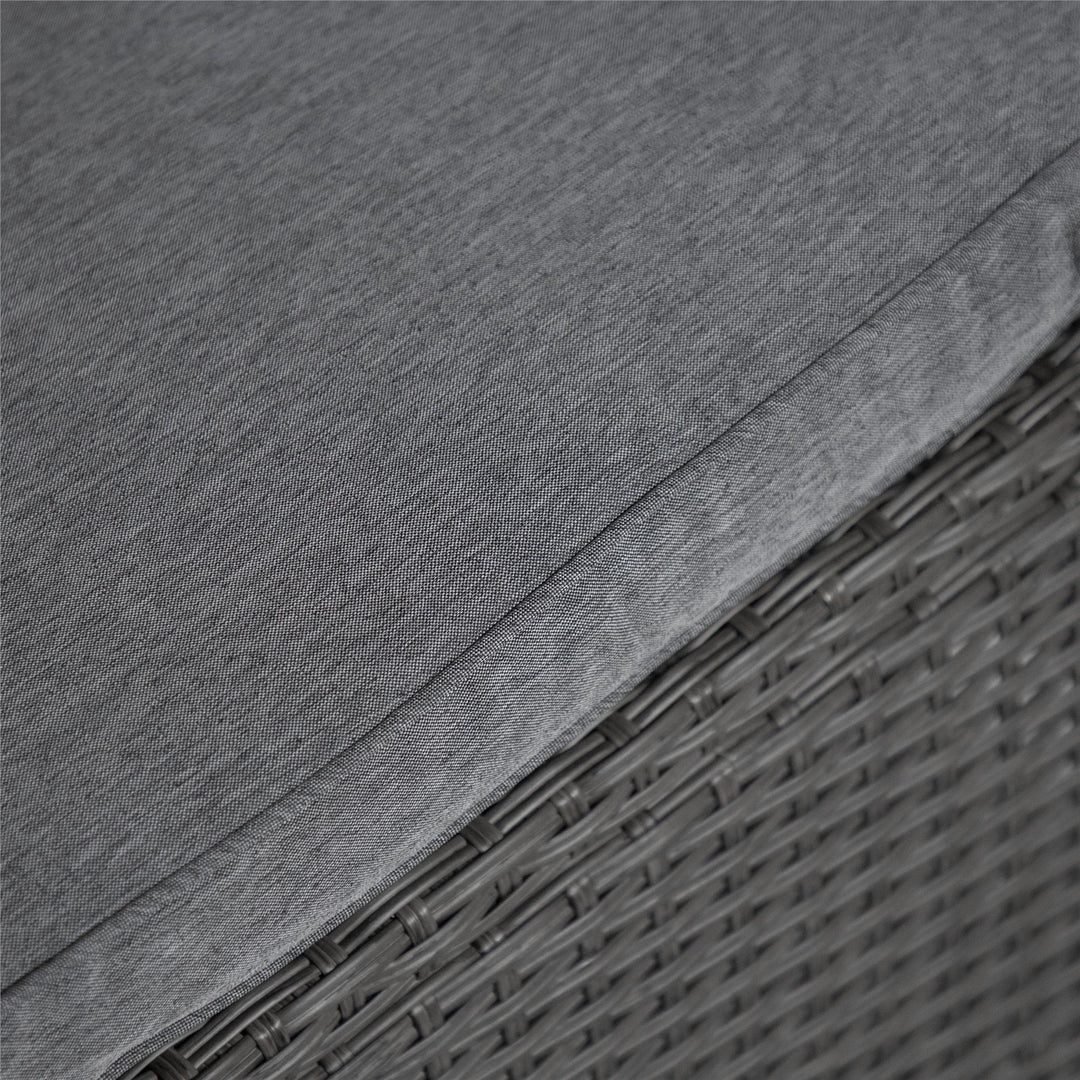 Six-Seater Outdoor Patio Couch - Gray