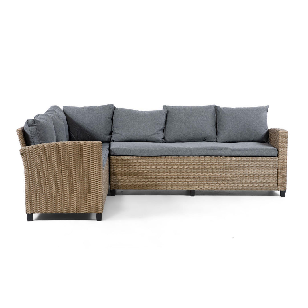 Weather-resistant patio sectional - Natural