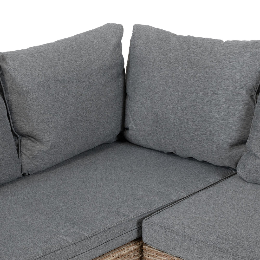 6-Person Outdoor Patio Sofa Set - Natural
