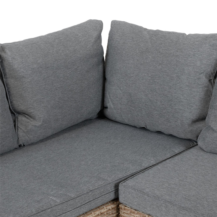 6-Person Outdoor Patio Sofa Set - Natural