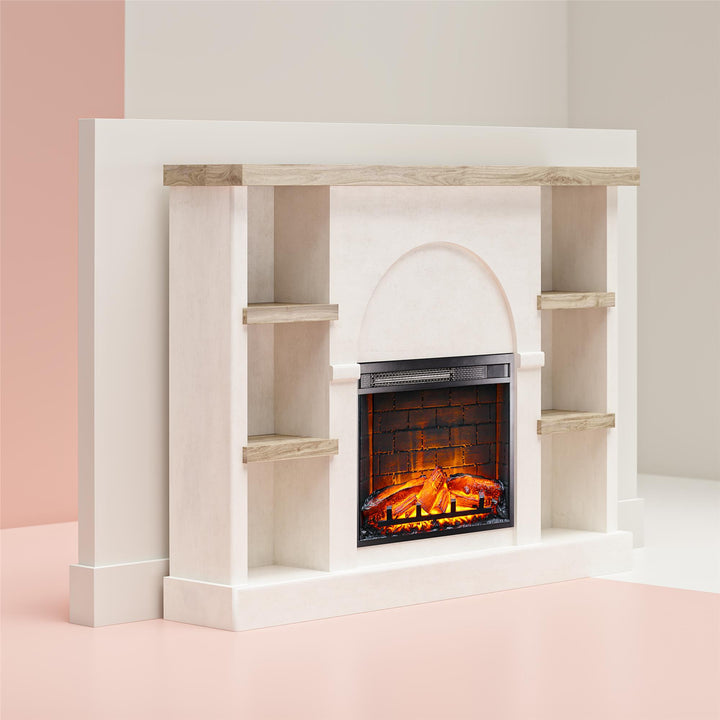 Fireplace bookshelf integration ideas -  Plaster