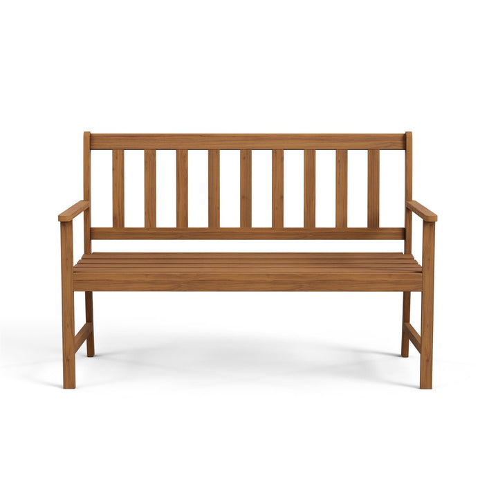 acacia bench outdoor - Natural