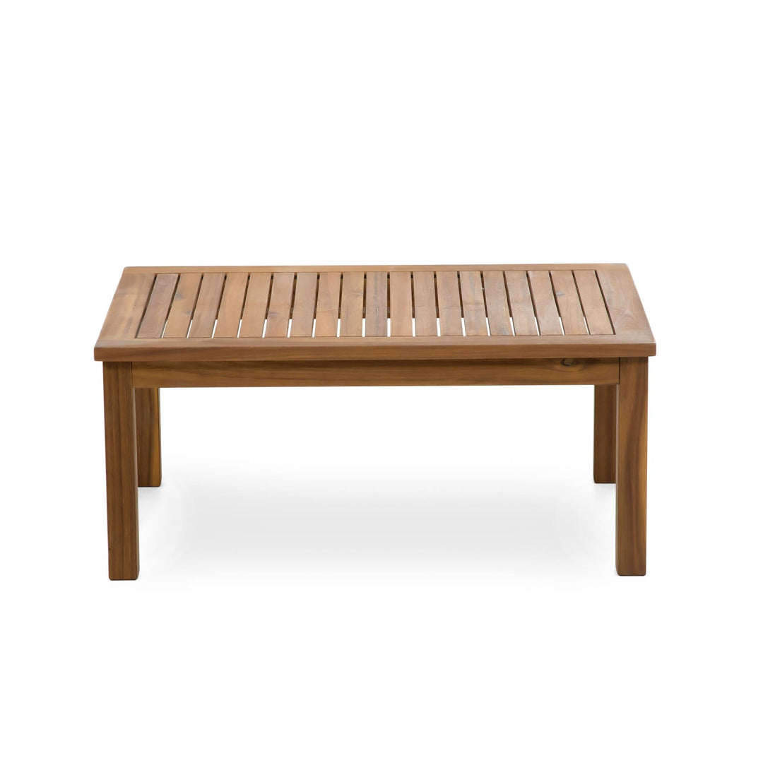 wood outdoor conversation set - Blue