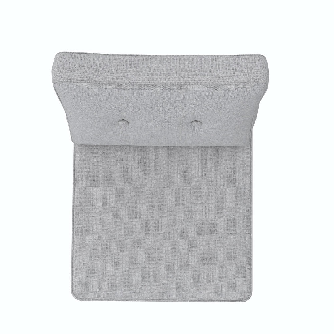 Armless modular chair for lounges -  Gray