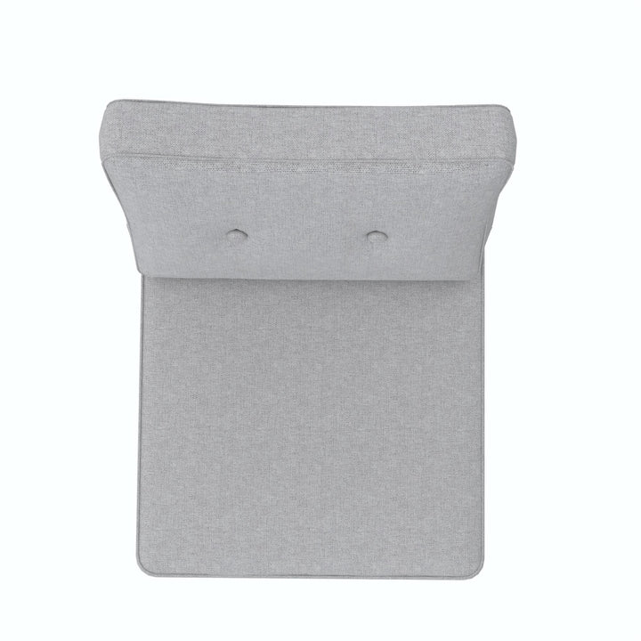 Armless modular chair for lounges -  Gray