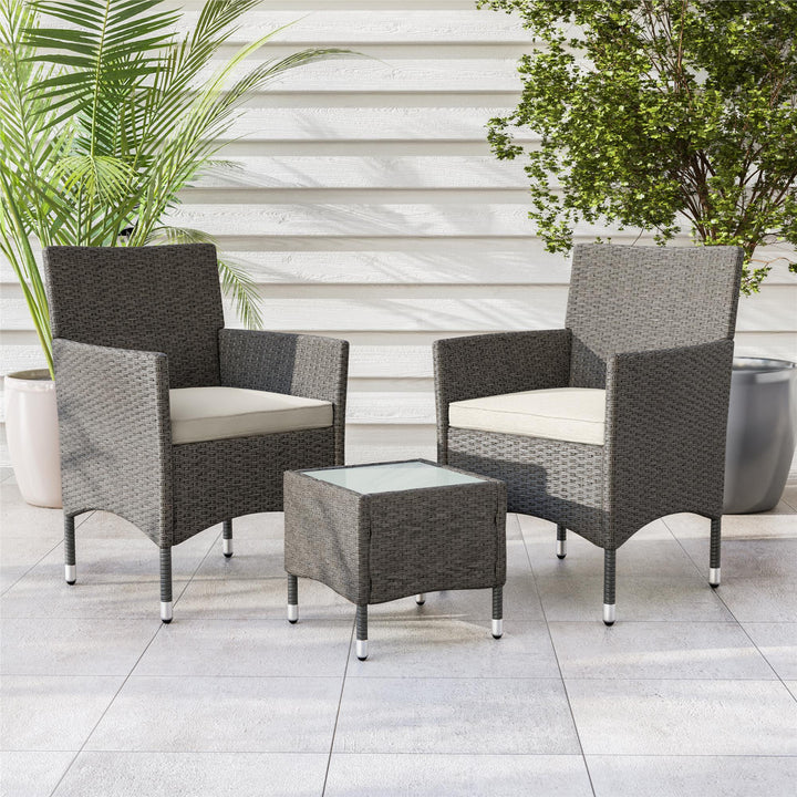 3 piece patio set - Gray