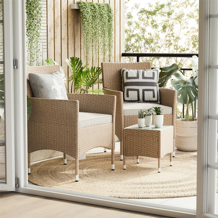 3 piece patio set - Natural