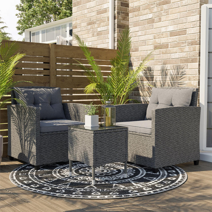 3 piece patio set - Gray