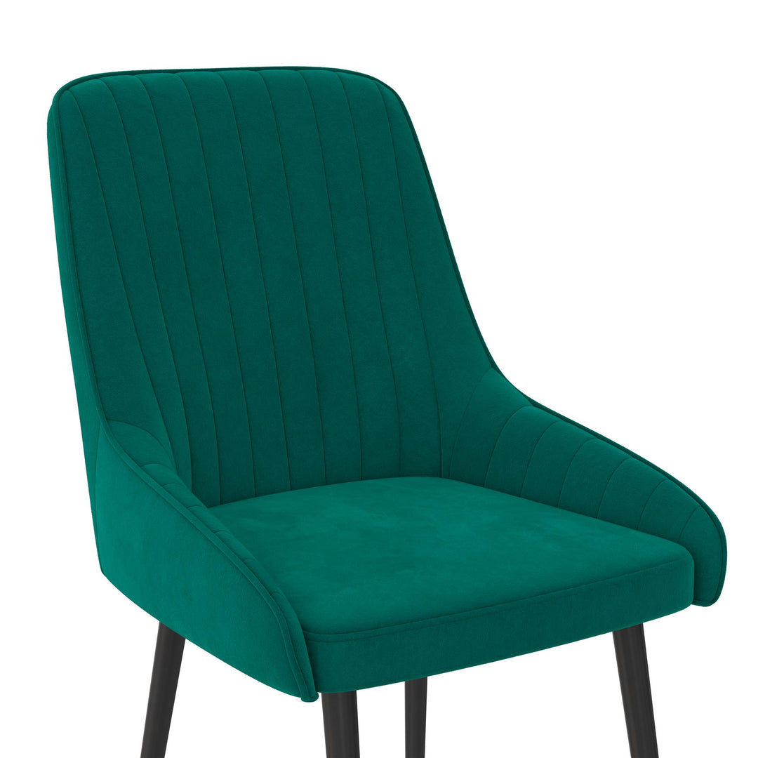 Luxurious Dixie Velvet chairs -  Green 