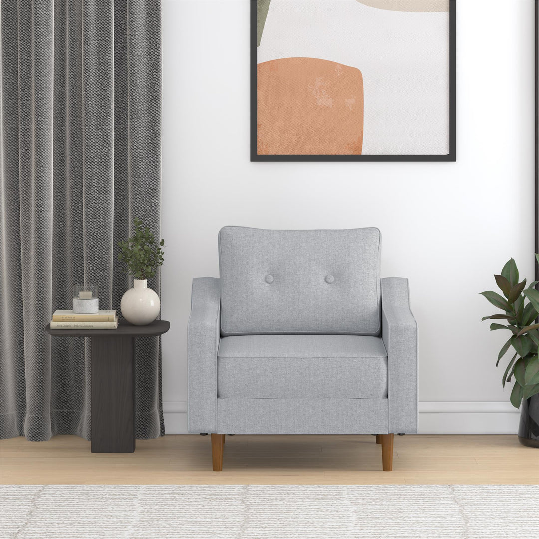 Flex Zion armless modular chair -  Gray
