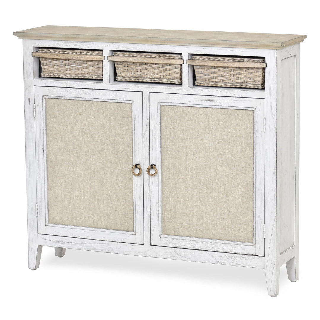 Storage Cabinet with Baskets - Beige