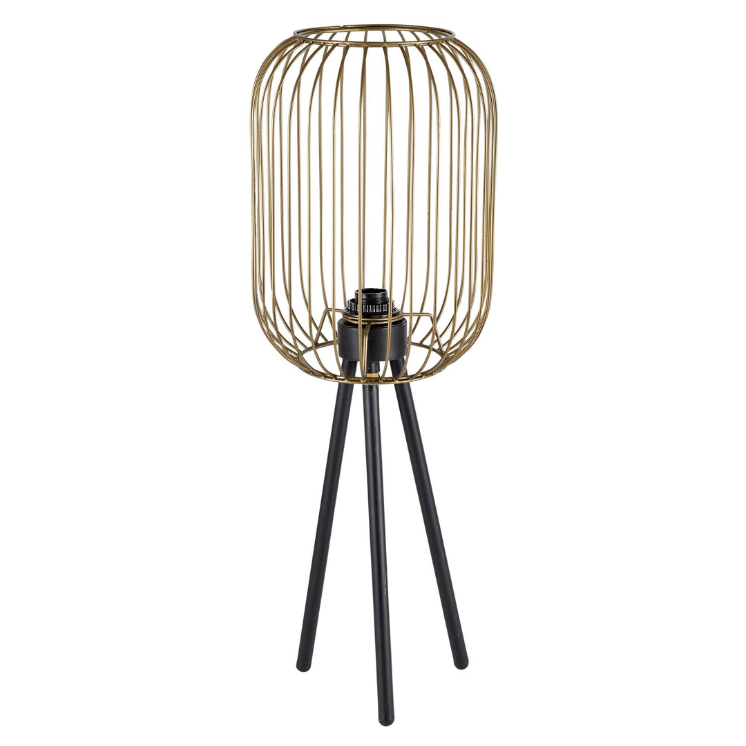 Round Table Lamp - Gold