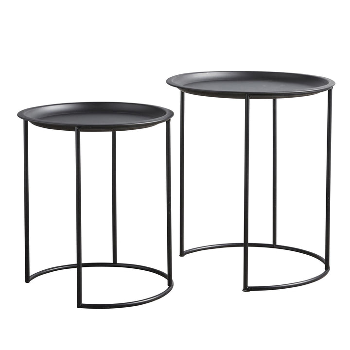 Modern iron wire accent tables - Black
