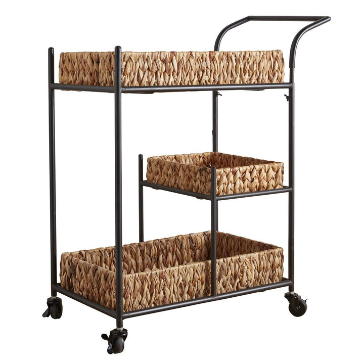 Three-Tier Multifunction Cart - Wheat
