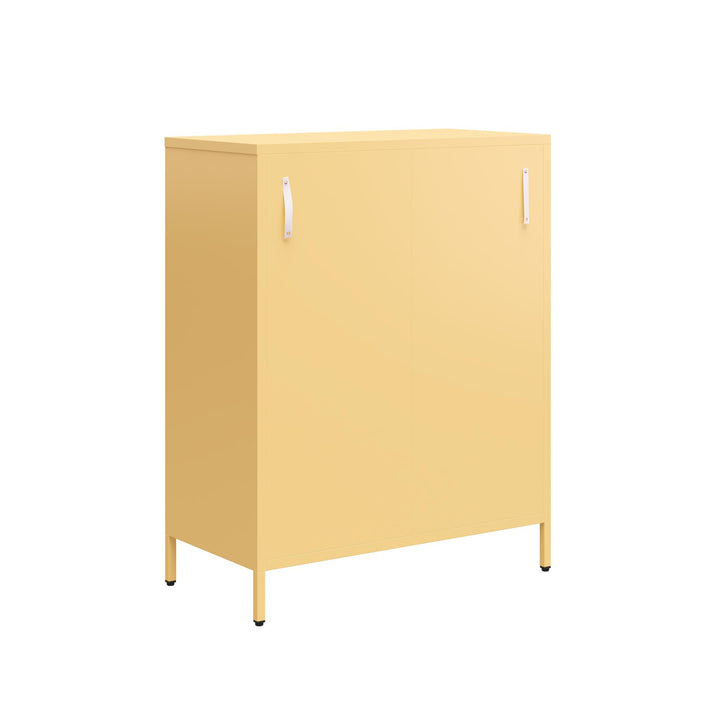 Annie Short Metal 2 Door Cabinet - Yellow