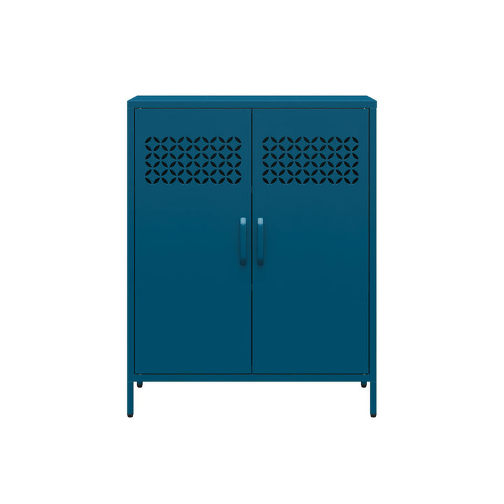 Annie Short Metal 2 Door Cabinet - Moroccan Blue