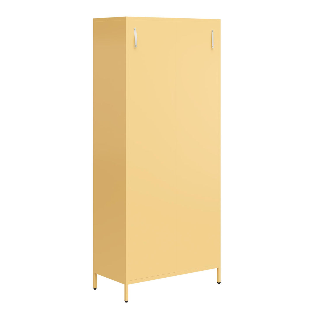 Annie Tall Metal 2 Door Cabinet - Yellow