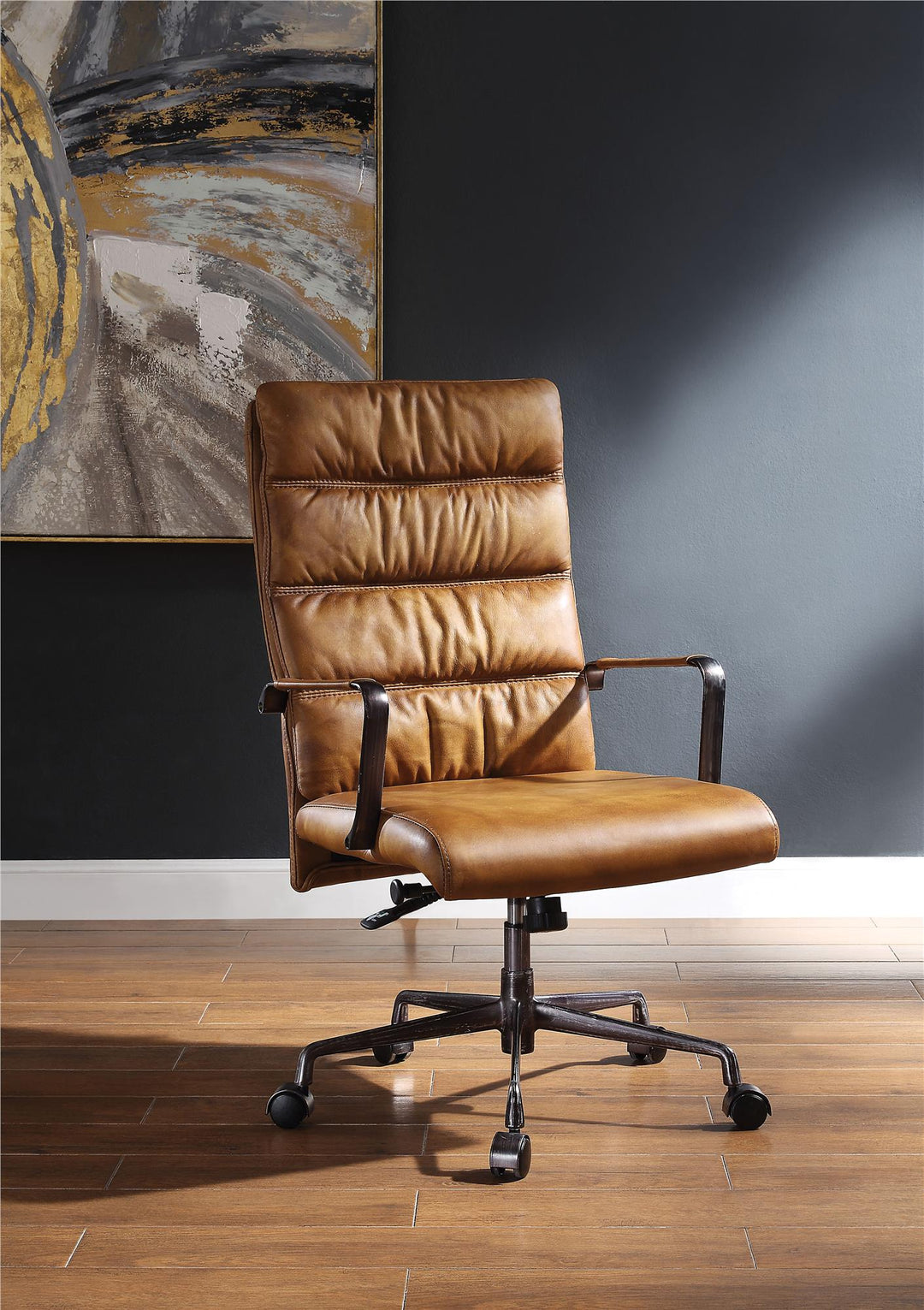 Executive Swivel Office Chair - Brown