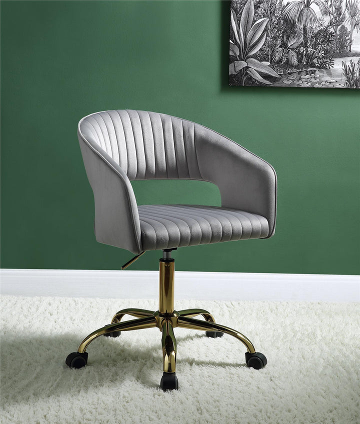 adjustable swivel office chair - Gray